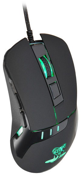 Мышь Оклик 865G Snake черный оптическая 2400dpi USB для ноутбука 6but (368643)