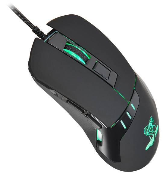 Мышь Оклик 865G Snake черный оптическая 2400dpi USB для ноутбука 6but (368643)