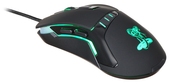 Мышь Оклик 865G Snake черный оптическая 2400dpi USB для ноутбука 6but (368643)