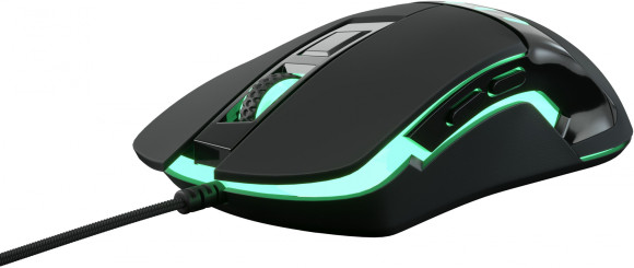 Мышь Оклик 865G Snake черный оптическая 2400dpi USB для ноутбука 6but (368643)