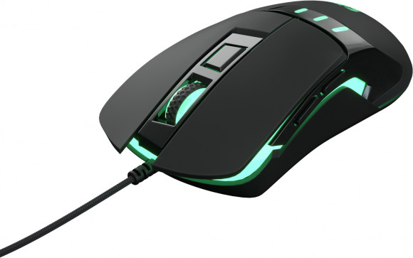 Мышь Оклик 865G Snake черный оптическая 2400dpi USB для ноутбука 6but (368643)