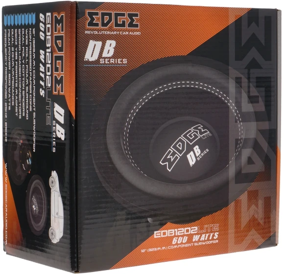 Сабвуфер автомобильный Edge EDB12D2LITE-E0 300Вт пассивный (30см/12")