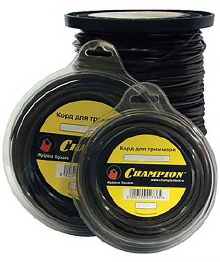 Леска для садовых триммеров Champion C5025 d=2.4мм L=12м