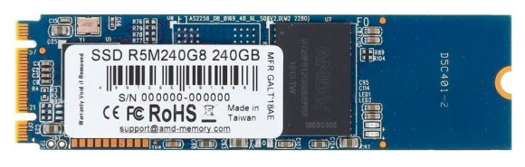 Накопитель SSD AMD SATA-III 480GB R5M480G8 Radeon M.2 2280