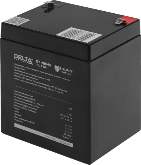 Батарея для ИБП Delta DT 12045 12В 4.5Ач Батарея для ИБП Delta DT 12045 12В 4.5Ач