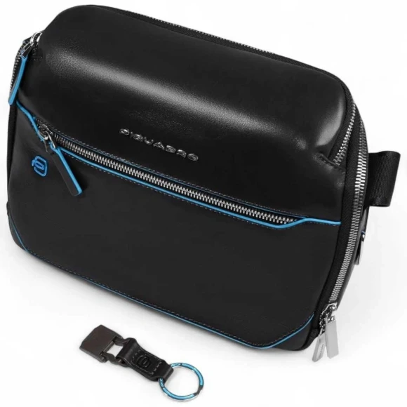 Сумка кросс-боди мужская Piquadro Blue Square CA6900B2/N черная натур.кожа