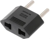 Адаптер-переходник Premier PCS3010B/01   (1 розетка) черный