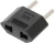 Адаптер-переходник Premier PCS3010B/01   (1 розетка) черный