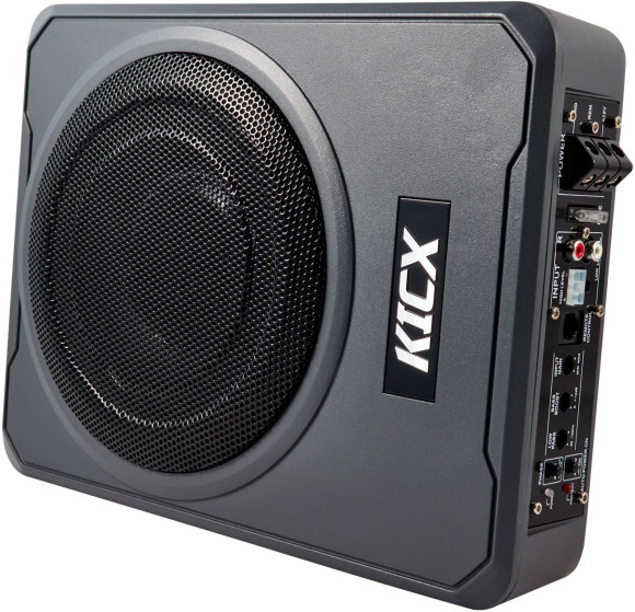 Сабвуфер автомобильный Kicx Q200BA 300Вт активный (20см/8")