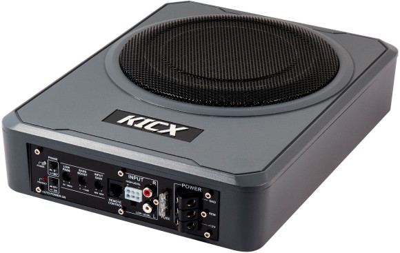 Сабвуфер автомобильный Kicx Q200BA 300Вт активный (20см/8") Сабвуфер автомобильный Kicx Q200BA 300Вт активный (20см/8")