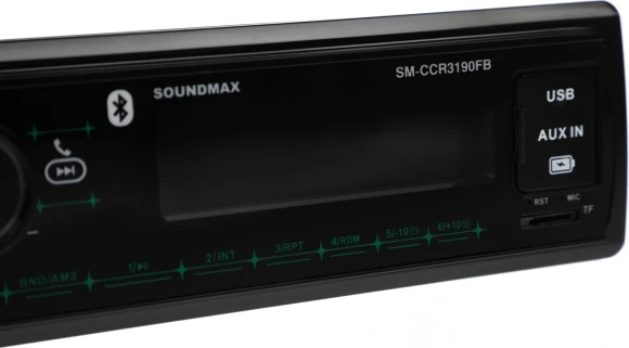Автомагнитола Soundmax SM-CCR3190FB 1DIN 4x50Вт (SM-CCR3190FB(ЧЕРНЫЙ)/G) Автомагнитола Soundmax SM-CCR3190FB 1DIN 4x50Вт (SM-CCR3190FB(ЧЕРНЫЙ)/G)