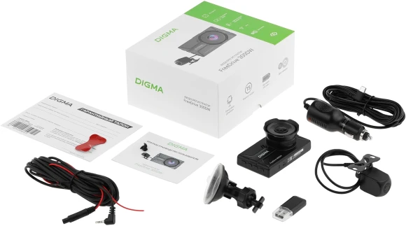 Видеорегистратор Digma FreeDrive 300DW черный 4Mpix 1440x2560 130гр. Видеорегистратор Digma FreeDrive 300DW черный 4Mpix 1440x2560 130гр.