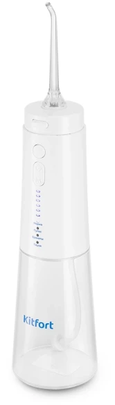 Ирригатор Kitfort КТ-2988 портатив. 2насад. белый/бирюзовый