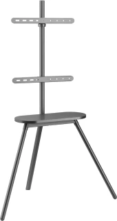 Подставка для телевизора Cactus CS-ST3647BKWN черный/орех 49"-75" макс.40кг напольный Подставка для телевизора Cactus CS-ST3647BKWN черный/орех 49"-75" макс.40кг напольный