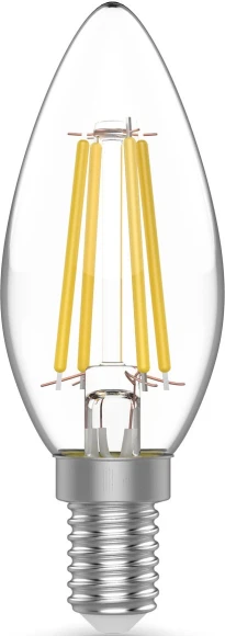 Лампа светодиодная Gauss Basic 1031116T 5.5Вт цок.:E14 свеча 220B св.свеч.бел.теп. (упак.:3шт) Лампа светодиодная Gauss Basic 1031116T 5.5Вт цок.:E14 свеча 220B св.свеч.бел.теп. (упак.:3шт)