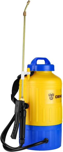 Опрыскиватель Deko DKSP09 аккум. 5л желтый/синий (065-0941)
