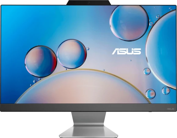 Моноблок Asus F3402WFA-BPC0050 23.8" Full HD Ryzen 3 7320U (2.4) 8Gb SSD512Gb RGr CR без ОС GbitEth WiFi BT 90W клавиатура мышь Cam черный 1920x1080