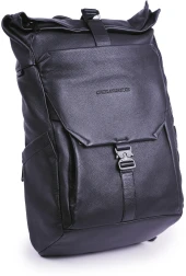 Рюкзак Piquadro Than CA6612S135/VE роллтоп хаки кожа Рюкзак Piquadro Than CA6612S135/VE роллтоп хаки кожа