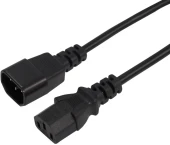 Шнур питания Rexant 04-2729 C13-С14 проводник.:3x1мм2 3м 220В черный Шнур питания Rexant 04-2729 C13-С14 проводник.:3x1мм2 3м 220В черный