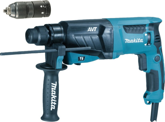 Перфоратор Makita HR2631FT патрон:SDS-plus уд.:2.4Дж 800Вт (кейс в комплекте)