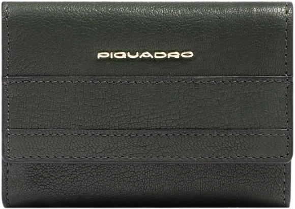Кошелек женский Piquadro Patricia PD5216W140R/VE зеленый натур.кожа Кошелек женский Piquadro Patricia PD5216W140R/VE зеленый натур.кожа