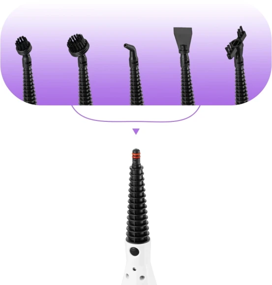 Швабра паровая Kitfort КТ-1097 1250Вт белый/желтый Швабра паровая Kitfort КТ-1097 1250Вт белый/желтый