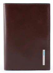 Обложка для паспорта Piquadro Blue Square PP5255B2/MO коричневый натур.кожа Обложка для паспорта Piquadro Blue Square PP5255B2/MO коричневый натур.кожа