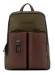 Рюкзак Piquadro Harper CA3869AP/VETM зеленый/коричневый кожа Рюкзак Piquadro Harper CA3869AP/VETM зеленый/коричневый кожа