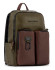 Рюкзак Piquadro Harper CA3869AP/VETM зеленый/коричневый кожа Рюкзак Piquadro Harper CA3869AP/VETM зеленый/коричневый кожа