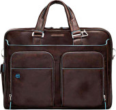 Деловая сумка Piquadro Blue Square CA2765B2/MO с отделением для ноутбука 15" коричневая натур.кожа Деловая сумка Piquadro Blue Square CA2765B2/MO с отделением для ноутбука 15" коричневая натур.кожа