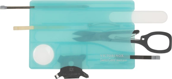 Швейцарская карта Victorinox SwissCard Nailcare (0.7240.T21) бирюзовый полупрозрачный коробка подарочная Швейцарская карта Victorinox SwissCard Nailcare (0.7240.T21) бирюзовый полупрозрачный коробка подарочная