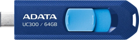 Флеш Диск A-Data 64GB Type-C UC300 ACHO-UC300-64G-RNB/BU USB3.2 синий/голубой Флеш Диск A-Data 64GB Type-C UC300 ACHO-UC300-64G-RNB/BU USB3.2 синий/голубой