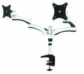 Кронштейн для мониторов Cactus CS-VM-FE124D-AL серебристый 15"-27" макс.8кг настольный поворот и наклон Кронштейн для мониторов Cactus CS-VM-FE124D-AL серебристый 15"-27" макс.8кг настольный поворот и наклон