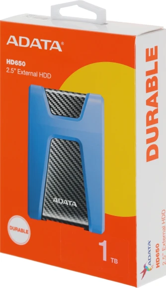 Жесткий диск A-Data USB3.0 1TB AHD650-1TU31-CBL HD650 DashDrive Durable 2.5" синий Жесткий диск A-Data USB3.0 1TB AHD650-1TU31-CBL HD650 DashDrive Durable 2.5" синий