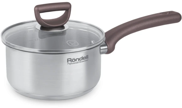 Ковш Rondell Fest RDS-1319 0.9л. d=14см (с крышкой) стальной