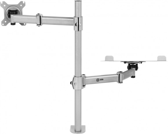 Кронштейн для монитора/ноутбука Cactus CS-VM-LH07-AL серебряный 13"-27" макс.8кг настольный поворот и наклон Кронштейн для монитора/ноутбука Cactus CS-VM-LH07-AL серебряный 13"-27" макс.8кг настольный поворот и наклон