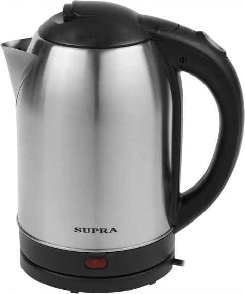 Чайник электрический Supra KES-1821 1.8л. 1500Вт серебристый/черный корпус: металл
