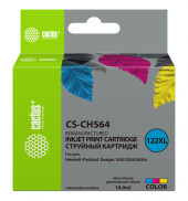 Картридж струйный Cactus CS-CH564 №122XL многоцветный (18мл) для HP DJ 1050/2050/2050s с чипом Картридж струйный Cactus CS-CH564 №122XL многоцветный (18мл) для HP DJ 1050/2050/2050s с чипом
