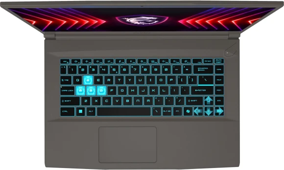 Ноутбук MSI Thin 15 B12VE-2836XRU Core i7 12650H 16Gb SSD1Tb NVIDIA GeForce RTX4050 6Gb 15.6" IPS FHD (1920x1080) FreeDOS grey space WiFi BT Cam (9S7-16R831-2836)