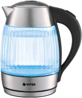 Чайник электрический Vitek VT-7030 1.8л. 2200Вт черный/серебристый корпус: нерж.сталь Чайник электрический Vitek VT-7030 1.8л. 2200Вт черный/серебристый корпус: нерж.сталь