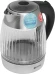 Чайник электрический Vitek VT-7030 1.8л. 2200Вт черный/серебристый корпус: нерж.сталь
