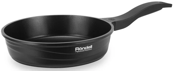 Сковорода Rondell Walzer RDA-767 круглая 24см покрытие: TriTitan ручка несъемная (без крышки) черный
