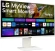 Монитор LG 31.5" MyView 32SR85U-W белый IPS LED 16:9 HDMI M/M Cam матовая HAS 400cd 178гр/178гр 3840x2160 60Hz 4K USB 7.7кг