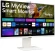 Монитор LG 31.5" MyView 32SR85U-W белый IPS LED 16:9 HDMI M/M Cam матовая HAS 400cd 178гр/178гр 3840x2160 60Hz 4K USB 7.7кг