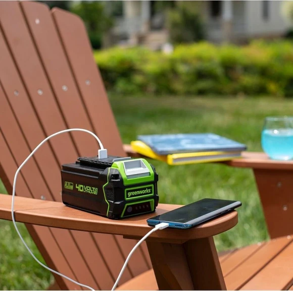 Батарея аккумуляторная Greenworks G40USB4 40В 4Ач Li-Ion (2939507)