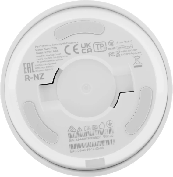 Камера видеонаблюдения IP TP-Link Tapo C200 V.5 Wi-Fi 4-4мм цв. корп.:белый (TAPO C200) Камера видеонаблюдения IP TP-Link Tapo C200 V.5 Wi-Fi 4-4мм цв. корп.:белый (TAPO C200)