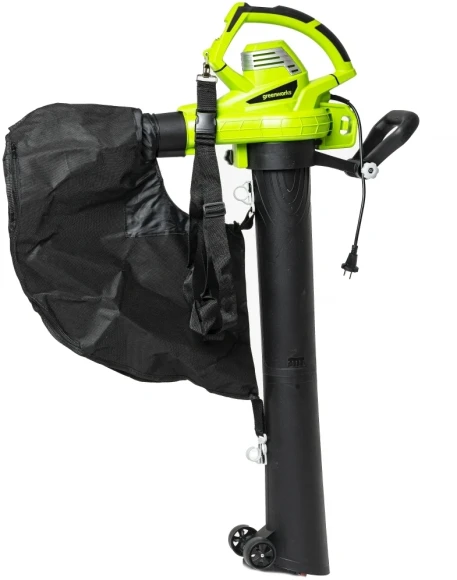 Воздуходувка Greenworks BL3000 3000Вт пит.:от сети зеленый Воздуходувка Greenworks BL3000 3000Вт пит.:от сети зеленый