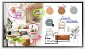 Панель Samsung 55" Flip Chart WM55FX белый VA LED 8ms 16:9 HDMI M/M матовая 350cd 178гр/178гр 3840x2160 DP 4K USB 28.6кг