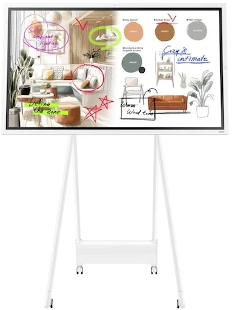 Панель Samsung 55" Flip Chart WM55FX белый VA LED 8ms 16:9 HDMI M/M матовая 350cd 178гр/178гр 3840x2160 DP 4K USB 28.6кг