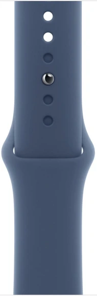 Смарт-часы Apple Watch Series 10 A2997 42мм OLED корп.серебристый Sport Band рем.синий разм.брасл.:130-180мм (MWWA3LW/A)